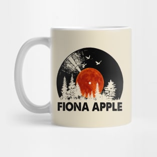 Fiona Name Record Music Forest Gift Mug